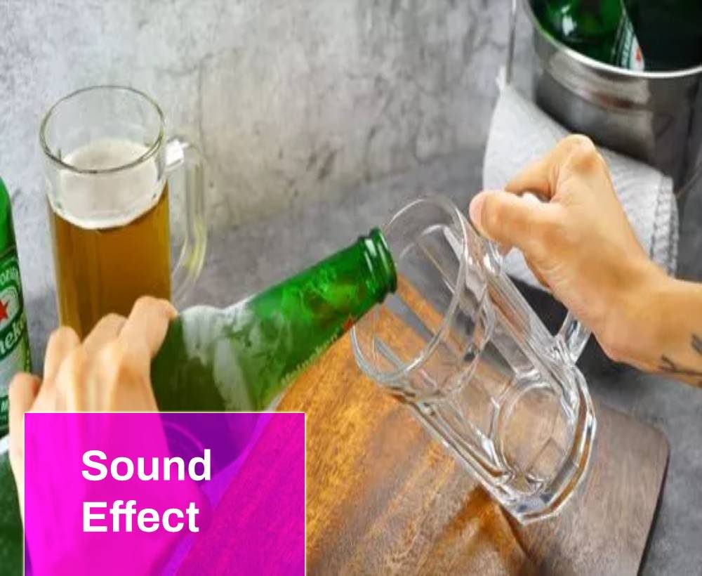 Beer Pouring Into Glass Sound Effect