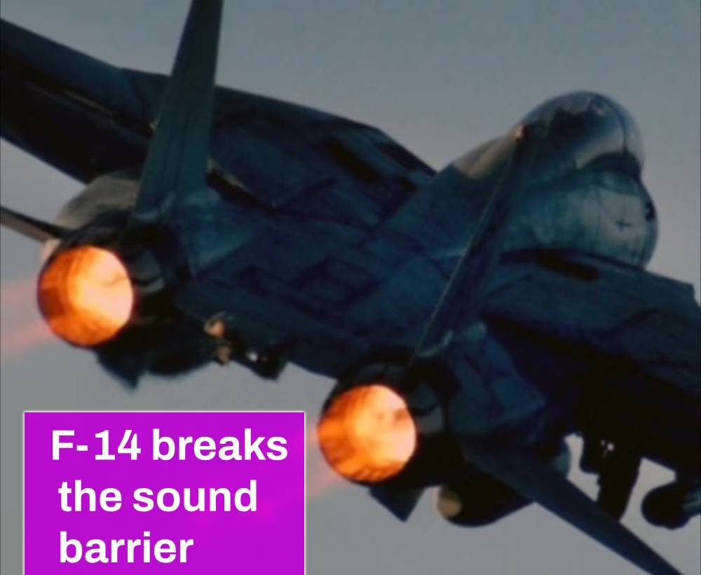 F-14 Breaks the Sound Barrier